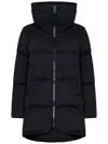 Herno Black Down Padded Coat In Black