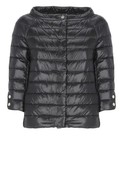 Herno Black Elsa Quilted Down Jacket