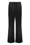 Herno Black Flared Pants For Women, Comfortable And Elegant In Black
