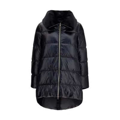 Herno Black Goose Down Full-length Jacket