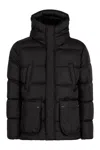 Herno Bomber Jacket In Nylon Chamonix In Nero Espresso