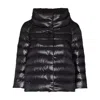 Herno Sofia Nylon Cape In Black