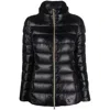 Herno Zip-up Padded Short Jacket In Black