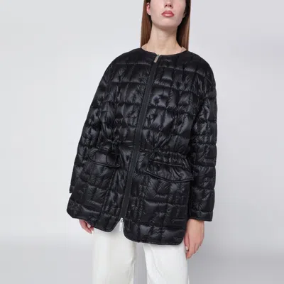 HERNO HERNO BLACK LAMINAR JACKET IN QUILTED RIPSTOP WOMEN