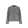 Herno Black Marabou Clothing In Gray