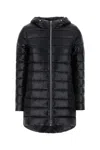 Herno Black Nylon Down Jacket In Multi