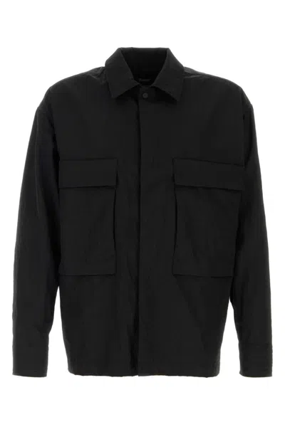 HERNO BLACK NYLON JACKET