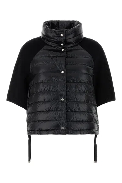 HERNO GIUBBINO IN NYLON NERO  DONNA