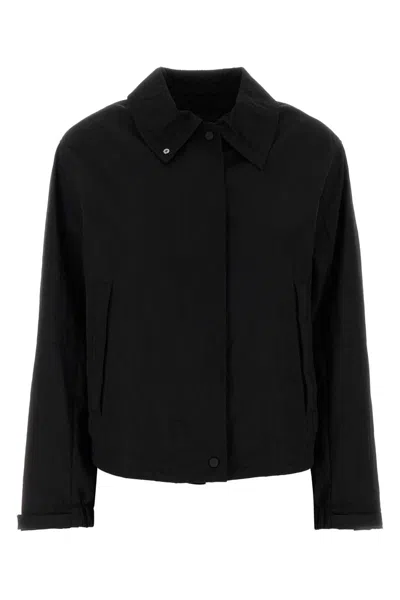 HERNO BLACK NYLON JACKET