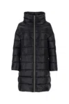 Herno Matilde Nylon Ultralight Mid Down Jacket In Black