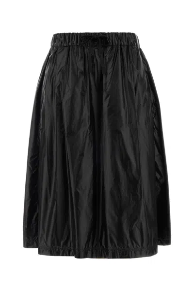 Herno Black Nylon Skirt