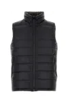 Herno Black Nylon Sleeveless Reversible Down Jacket In Black