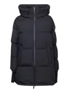 Herno Logo Keeper Loop Coat In Black