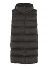 Herno Black Padded And Quilted Vest