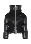 Herno Quilted Panelled Padded Jacket In Animal Print