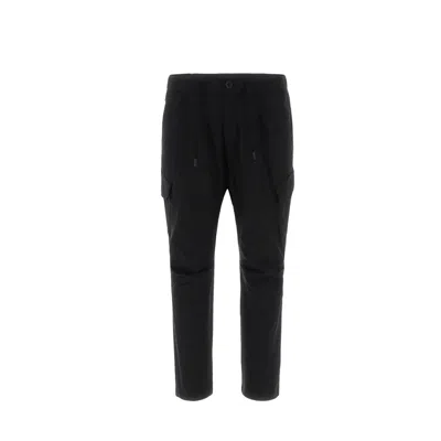 Herno Black Polyester Cargo Pants