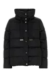 Herno Black Polyester Down Jacket In Black