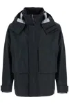 Herno Black Polyester Jacket In Gray