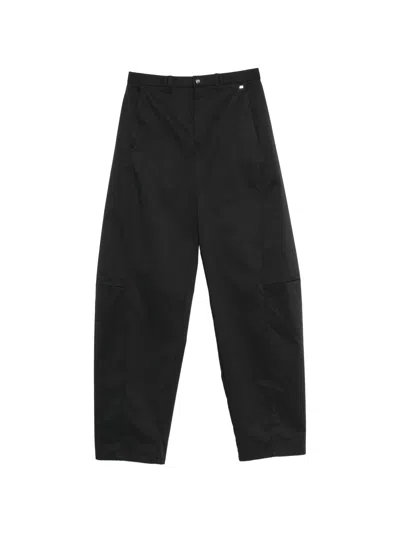 Herno Black Polyester Pants