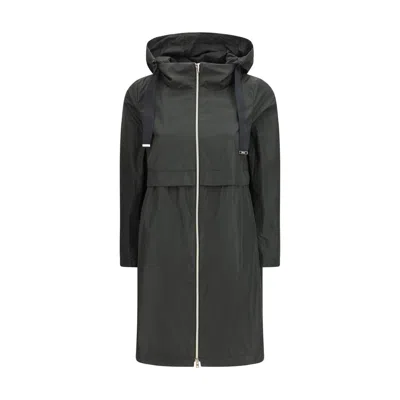 Herno Black Polyester Parka
