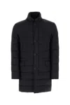 Herno Black Nylon Padded Jacket In Black