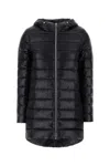 Herno Black Nylon Down Jacket In Black