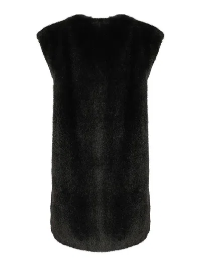 Herno Black Sleeveless Coat