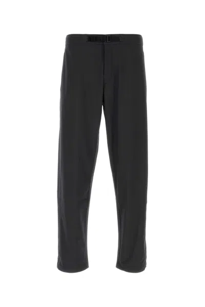 Herno Black Stretch Polyester Pant