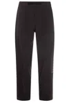 Herno Straight-leg Trousers In Black