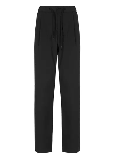 Herno Black Tech Fabric Pants