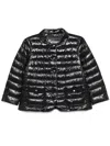 Herno Nylon Short Down Jacket In Black