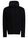 Herno Giacca In Maglia Pettorina Nylon In Black