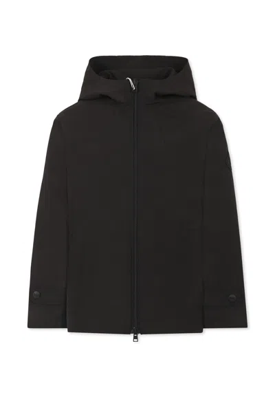Herno Kids' Black Windbreaker Jacket For Boy