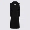Herno Black Wool Coat In Nero