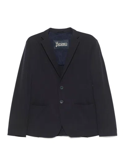 HERNO SEERSUCKER BLAZER