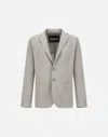 Herno Blazer Aus Seer-crease In Gray