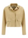 Herno First-act Pef Jacket In Beige