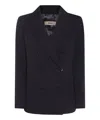 Herno Double-breasted Tailored Blazer In Blue