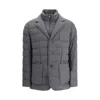Herno Blazer Down Jacket In Gray
