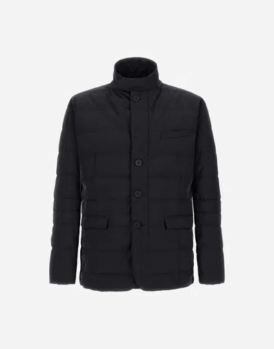 Herno Blazer Aus 2 Layers Windstopper In Black