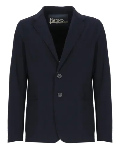 Herno Blazer Jacket In Blu