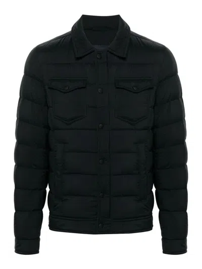 Herno La Camicia Quilted Nylon Down Jacket In Black