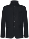 Herno Black Goose Down Padded Jacket In Black