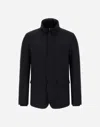 Herno Blazer With Bib In 2-layer Windstopper In Black