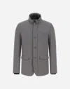 Herno Blazer With Bib In 2-layer Windstopper In Gray