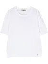 Herno Fine-knit Short-sleeved Jumper In White