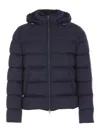 Herno Long-sleeved Cotton Clothes In Blue