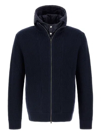 Herno Blue Cashmere Sweater