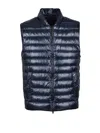 Herno Blue Centogrammi Polyamide Down Vest In Blue