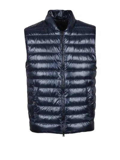 Herno Blue Centogrammi Polyamide Down Vest